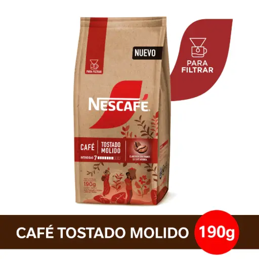 NESCAFE® Tostado y Molido Puro 190gr