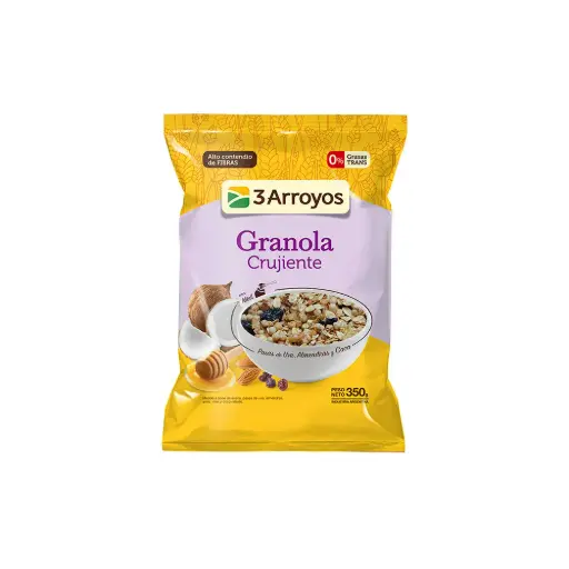Granola Crujiente Retail 3 Arroyos 350g