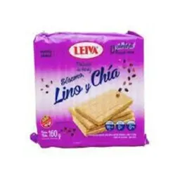 Tostada arroz chia y lino Leiva 160 g