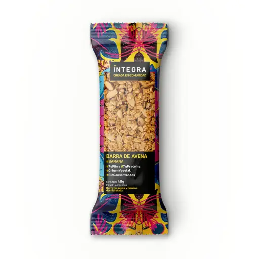 Barra De Avena Banana 40 Gr Integra