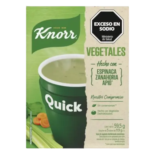 Sopa Quick de Vegetales