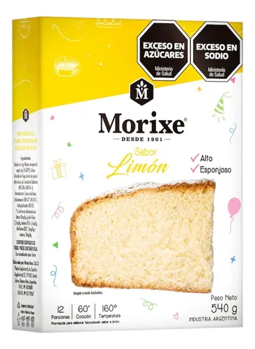 Bizcochuelo Sabor Limon Morixe X 540 Grs.
