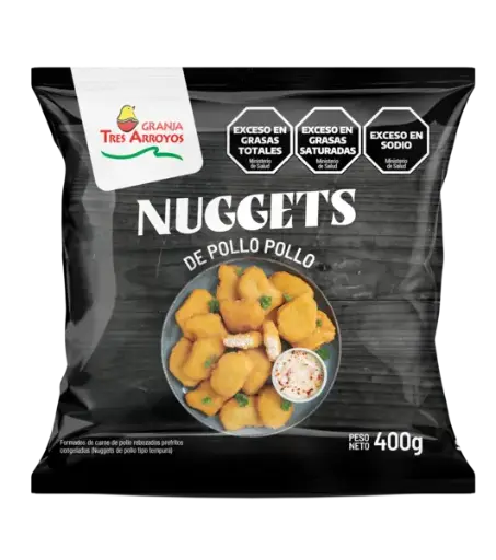 Nuggets De Pollo 3 arroyos 400grs