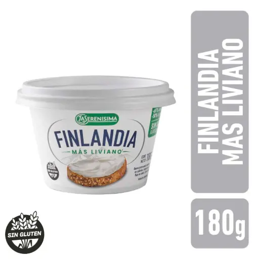 Queso  Finlandia Light La Serenísima 180g