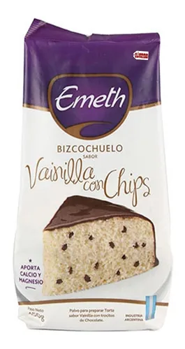 Bizcochuelo Chips Emeth 450g