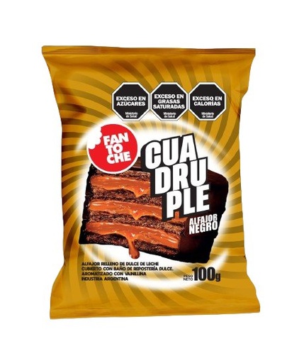 Fantoche alfajor cuadruple