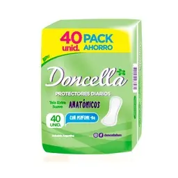Protectores diarios Doncella con perfume x 40 uni