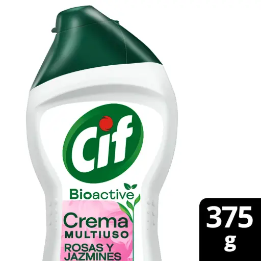 Limpiador En Crema Bioactive Rosas Y Jazmines 375 Gr Cif