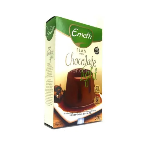 Flan de chocolate light Emeth x30g
