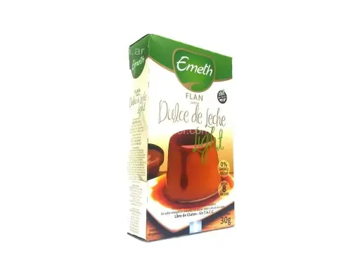 Flan de Dulce De Leche Light Emeth X 30 Gr