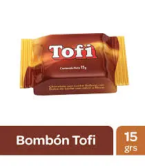 Bocadito Tofi relleno con Dulce de Leche 15 gr