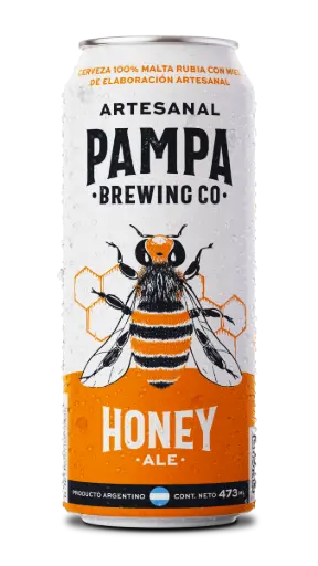 Cerveza Artesanal Honey Pampa 473ml