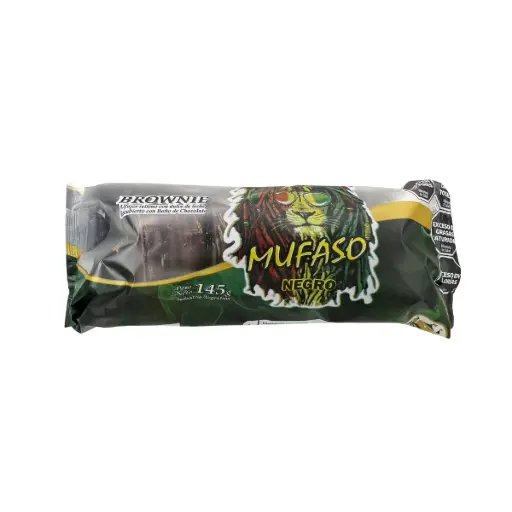 Alfajor Mufaso Brownie Negro x5un x145grs