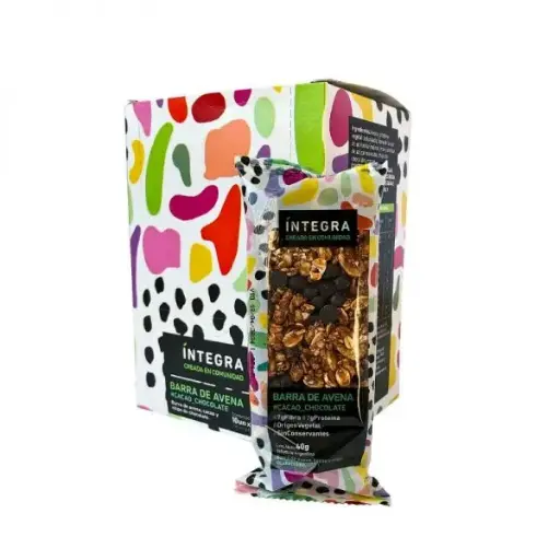 Barra Cacao Y Avellanas Integra 40g