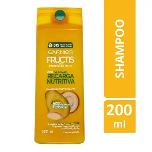 Shampoo Recarga Nutritiva Fructis 200Ml