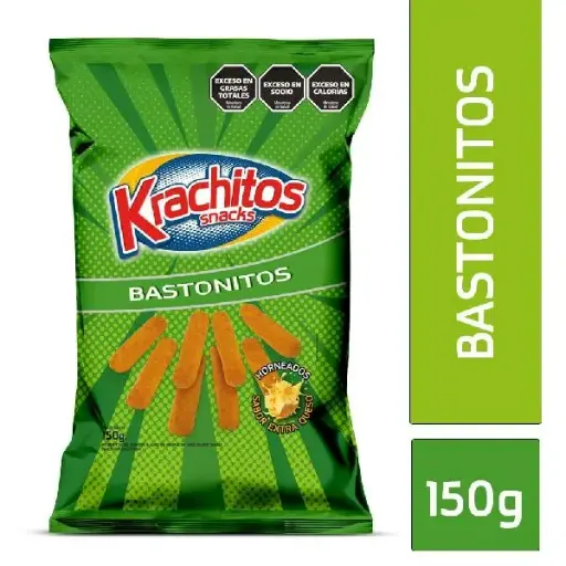 Palitos de maiz krachitos bastonitos sabor queso 150 g