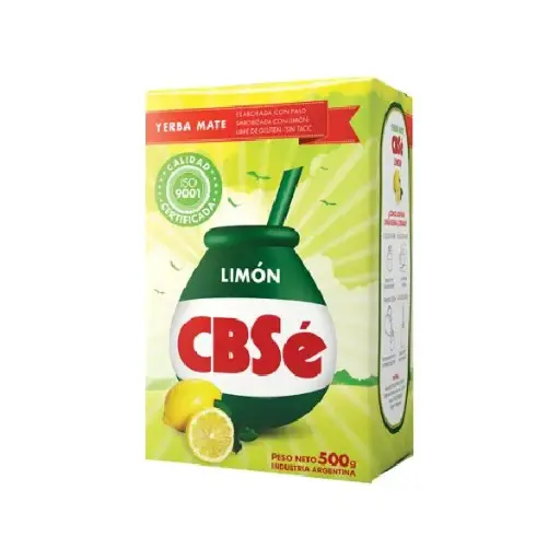 Yerba mate cbse saborizada limon 500grs