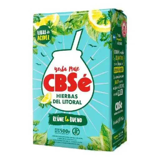 Yerba mate cbse Saborizada Hierbas del Litoral 500grs