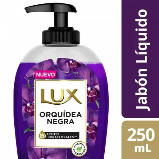 Jabón líquido Lux tocador orquídea negra 250 g.