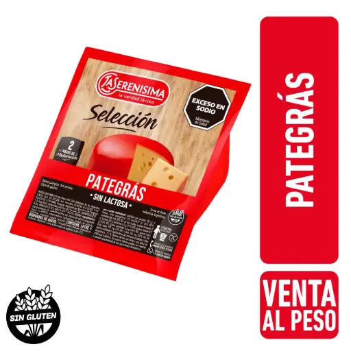 Queso Pategrás La Serenísima Unidad Peso Aprox. 340 gr