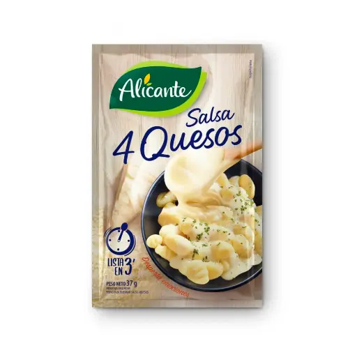 Salsa Alicante En Polvo 4 Quesos 37gr 