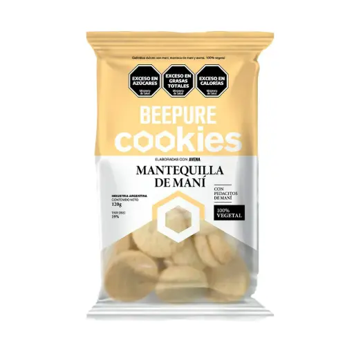 Galletitas Avena Y Mantequilla De Maní Beepure