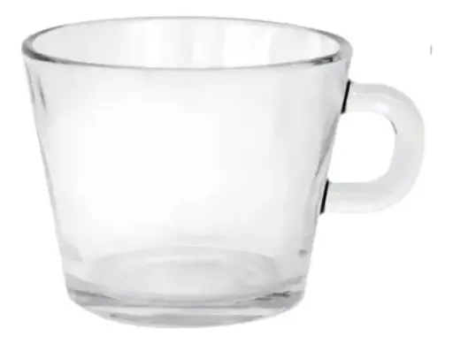 Tazas De Vidrio Durax Taza Cafe Tango 187 Ml