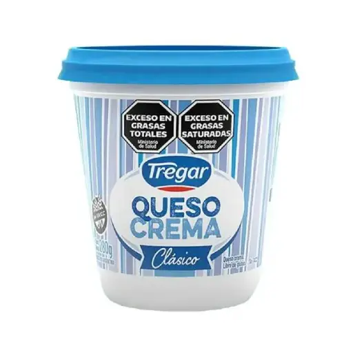 Queso crema tregar clásico pote 280grs