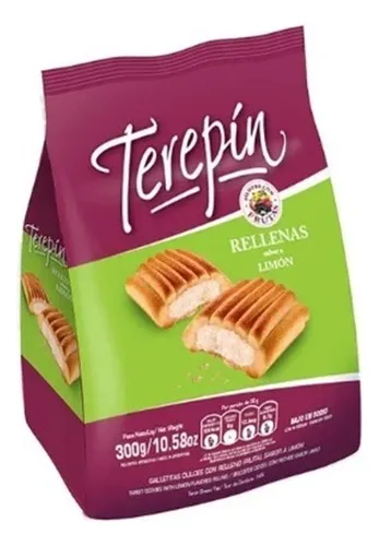 Pepas Rellenas Limón Terepin 300g