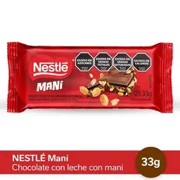 chocolate con mani nestle 33g