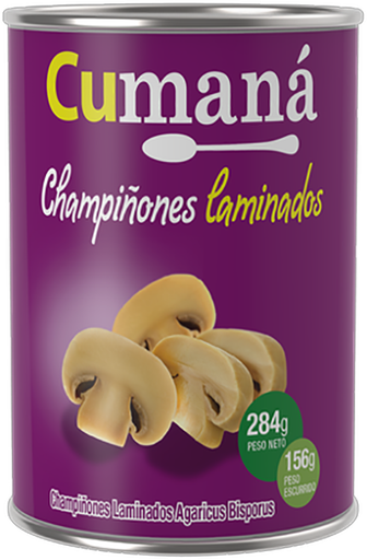 Champiñones Laminados Cumana 280g