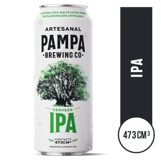 Cerveza IPA Pampa Brewing 473 ml