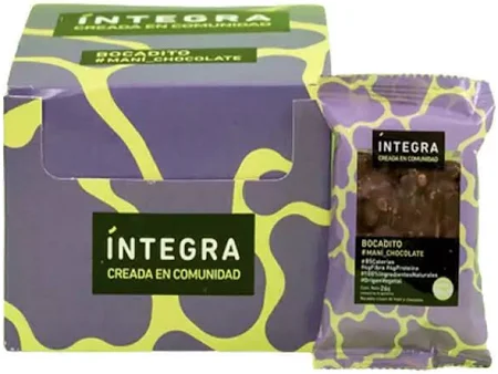 Bocadito Mani y Chocolate Integra 24g