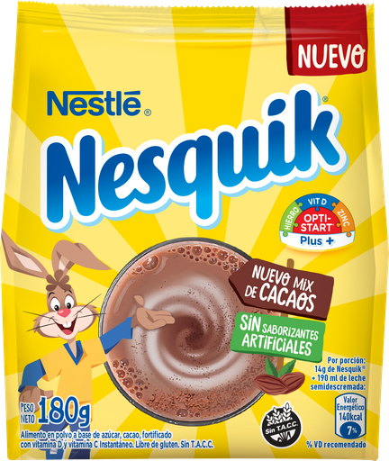 Nesquik Original Chocolate En Polvo 180g