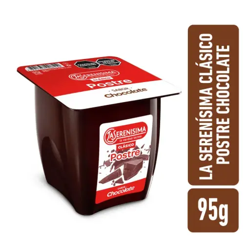 Postre Chocolate 95 g la Serenisima Clasico