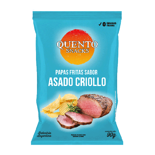 Papas Fritas Asado Criollo Quento 70g