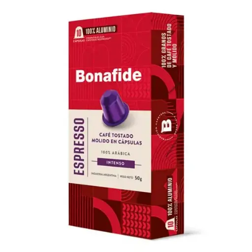Cápsulas Espresso Bonafide x 10u
