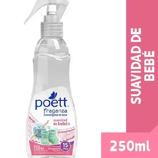 Aromatizante para telas poett suavidad de bebe 250cm3