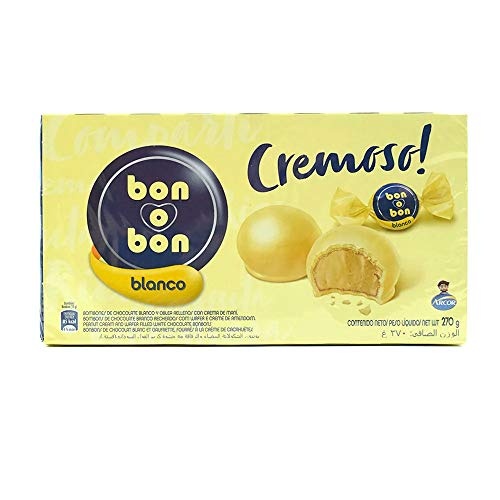 Bombones Bon O Bon chocolate blanco en caja 270 g.