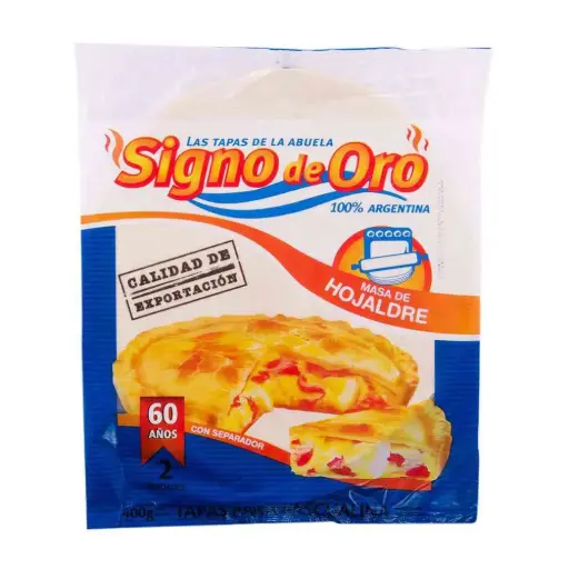 Tapa Pascualina Hojaldre Signo de Oro 400 g