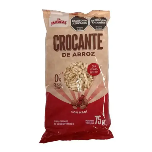 Crocante de Arroz Con Maní Makzal 75g