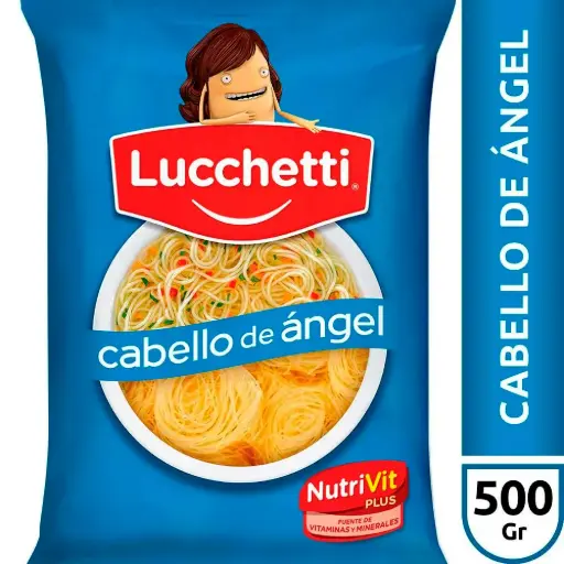 Fideos Cabello de Ángel Lucchetti 500g