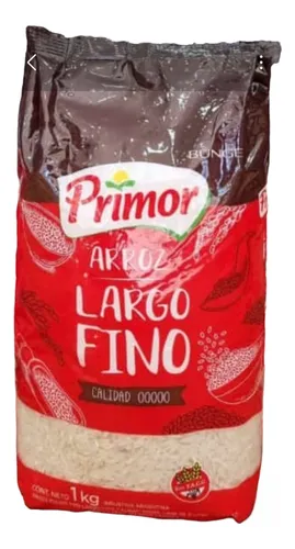 Arroz Largo Fino Primor 1Kg