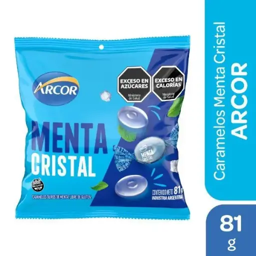 Caramelos Menta Cristal 81g