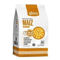 Fideos Para Celiacos Maiz Fusilli Wakas 300g