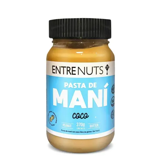 Pasta de Maní Coco Entrenuts 370g