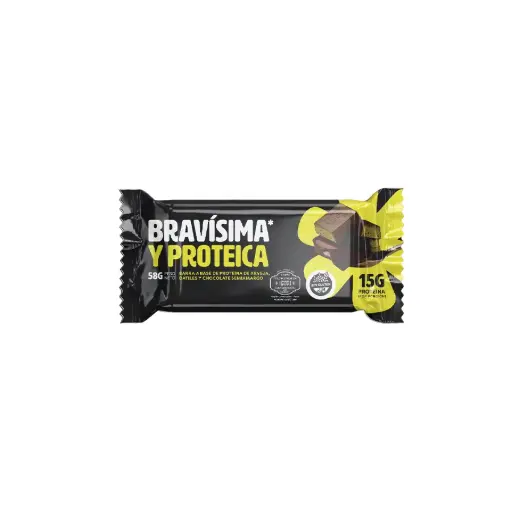 Barrita Proteica Dátiles y Cacao x 58 gr Bravisima