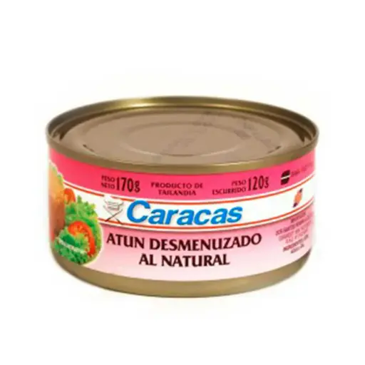 Atún Desmenuzado Natural Caracas 170g