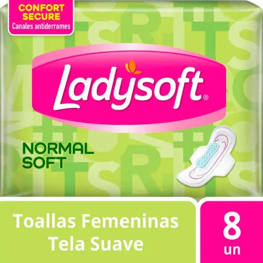 Toallitas Soft Normal Ladysoft 8u