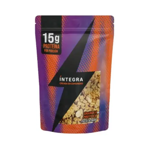Granola Proteica Pasta de Mani Integral 250 g